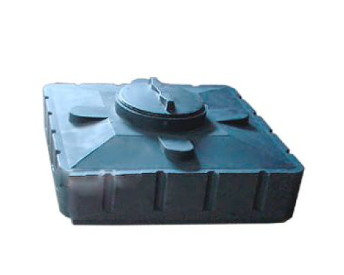AQUATECH, Бак д/душа 240 черный b=1100, l=1100, h=300