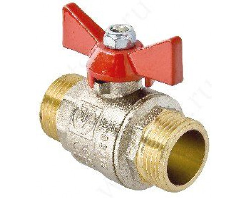 VALTEC, Кран шаровый BASE, бабочка 1/2  нар.-нар.