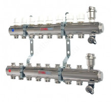 VALTEC, Коллекторная группа в сборе 1  х 8 вых. Eвроконус 3/4