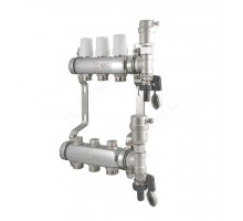 VALTEC, Коллекторная группа в сборе из нерж. стали 1  х 3 вых. Евроконус 3/4