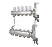 VALTEC, Коллекторная группа в сборе из нерж. стали 1  х 5 вых. Евроконус 3/4